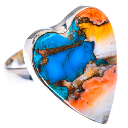 Spiny Oyster Turquoise 925 Sterling Silver Ring Size 7 (925 Sterling Silver) RING140331