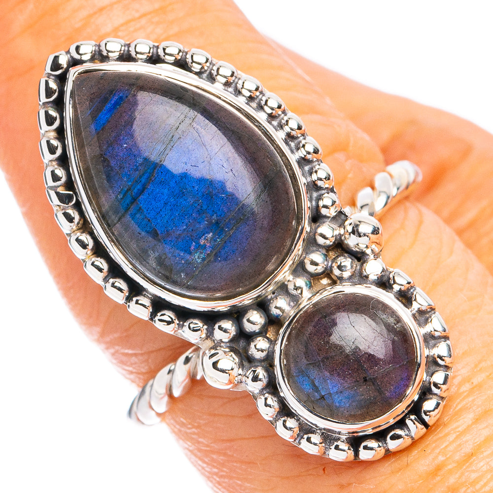 Premium Labradorite Ring Size 6.75 (925 Sterling Silver) R8159