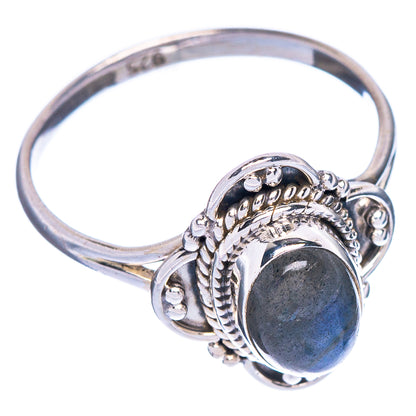 Labradorite Dainty Ring Size 7 (925 Sterling Silver) R147127