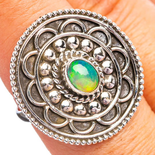 Ethiopian Opal Ring Size 8.25 (.925 Sterling Silver)