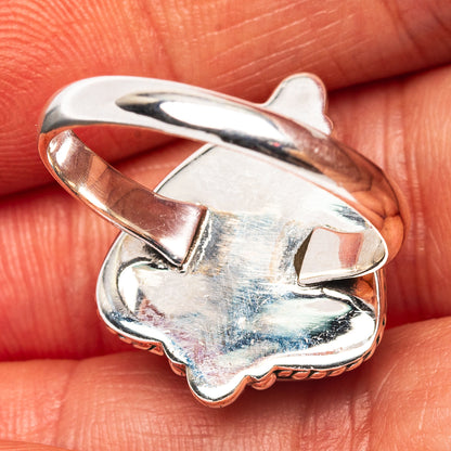 Pink Triplet Opal Ring Size 10 (.925 Sterling Silver)