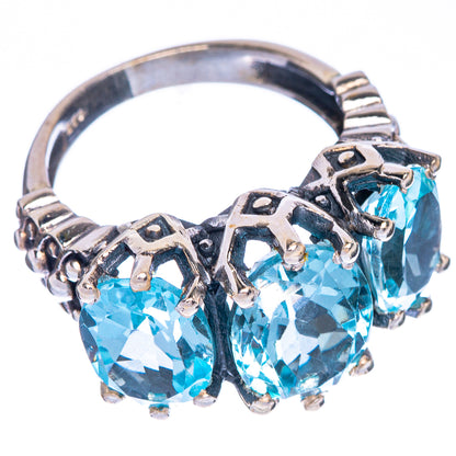 Blue Topaz Ring Size 5.75 (925 Sterling Silver) R147238