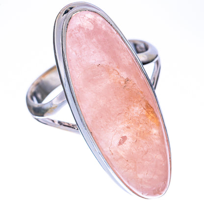 Rare Morganite Ring Size 8.5 (925 Sterling Silver) R2049