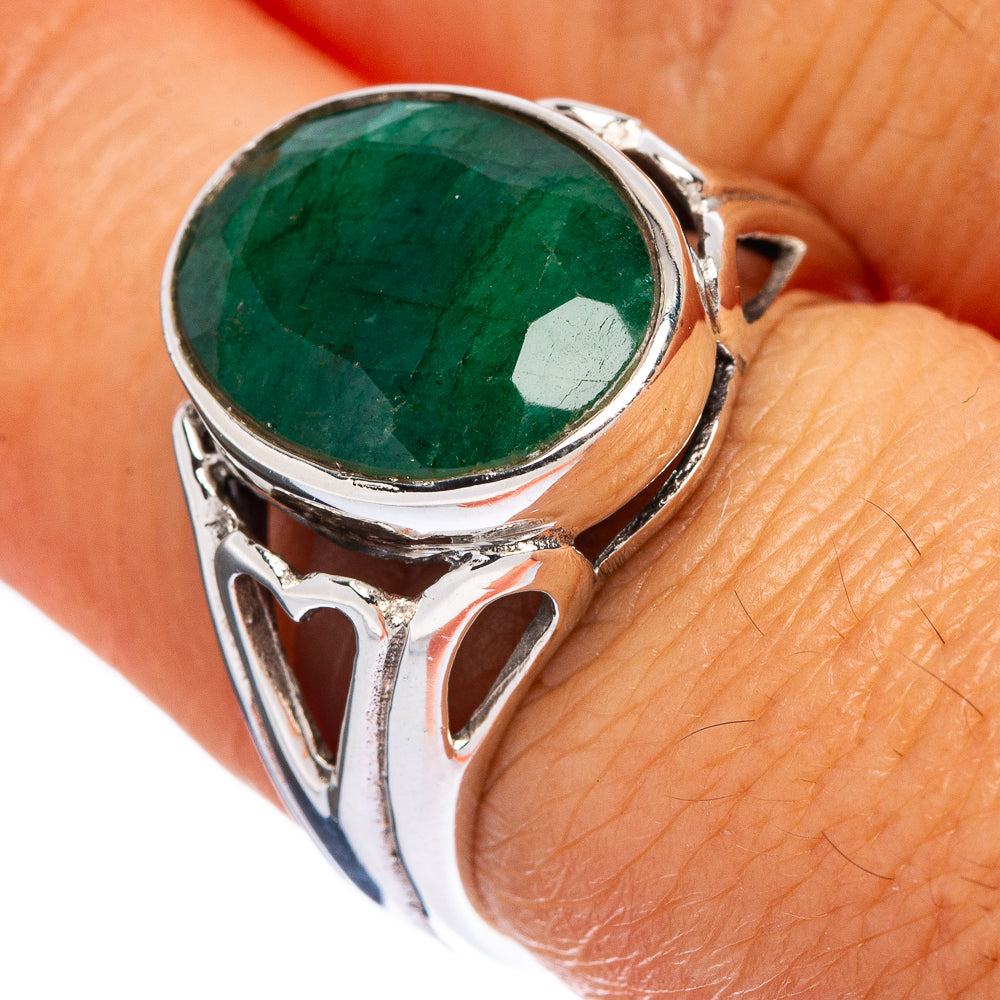 Green Sillimanite Ring Size 7 (925 Sterling Silver) R146432
