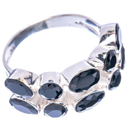 Black Onyx 925 Sterling Silver Ring Size 7.75 (925 Sterling Silver) R5439