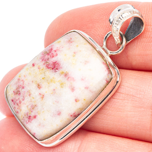 Cinnabar Pendant 1 1/2" (925 Sterling Silver) P44469