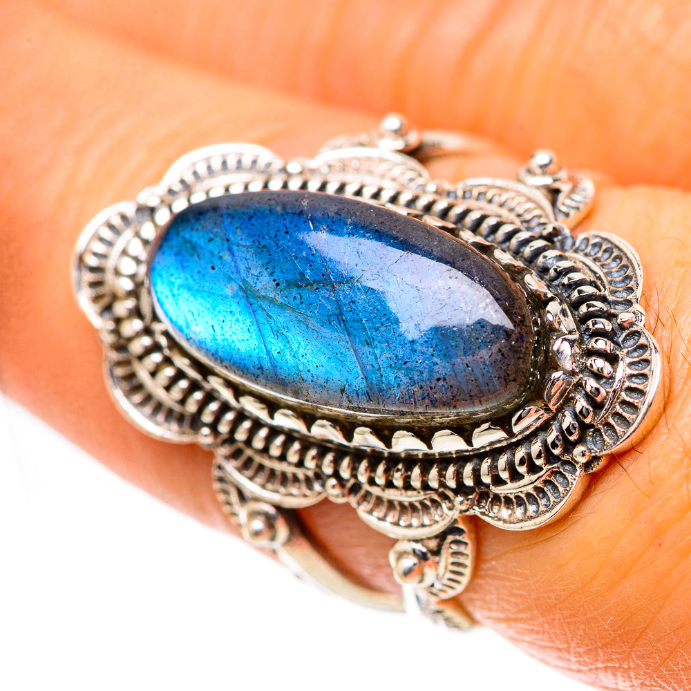 Labradorite 925 Sterling Silver Ring Size 7 (925 Sterling Silver) RING139416