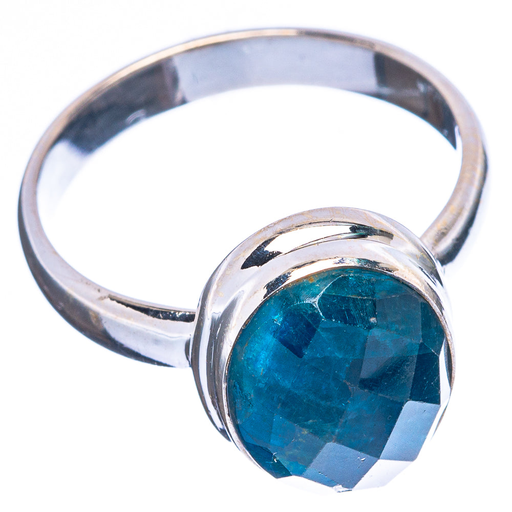 Rare Apatite Ring Size 8 (925 Sterling Silver) R5067