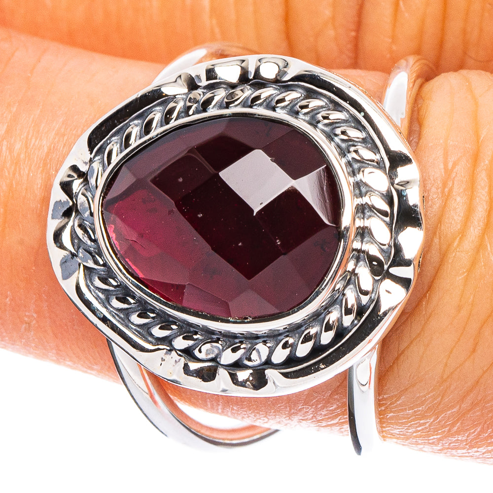 Amethyst 925 Sterling Silver Premium Ring Size 6.75 (925 Sterling Silver) R6559