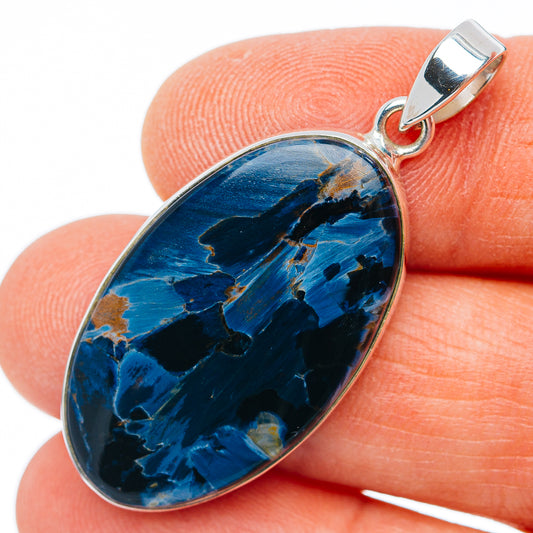 Premium Pietersite Pendant 1 3/4" (.925 Sterling Silver)