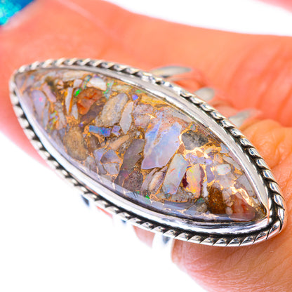 Large Brecciated Ethiopian Opal Ring Size 6 (925 Sterling Silver) RING140004