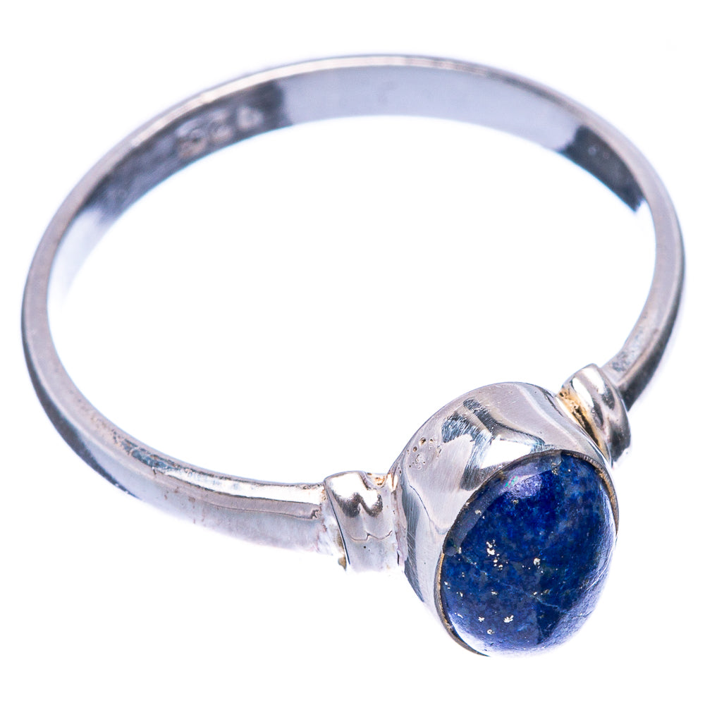 Lapis Lazuli 925 Sterling Silver Ring Size 8 (925 Sterling Silver) R5296