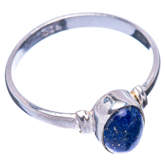 Lapis Lazuli 925 Sterling Silver Ring Size 8 (925 Sterling Silver) R5296
