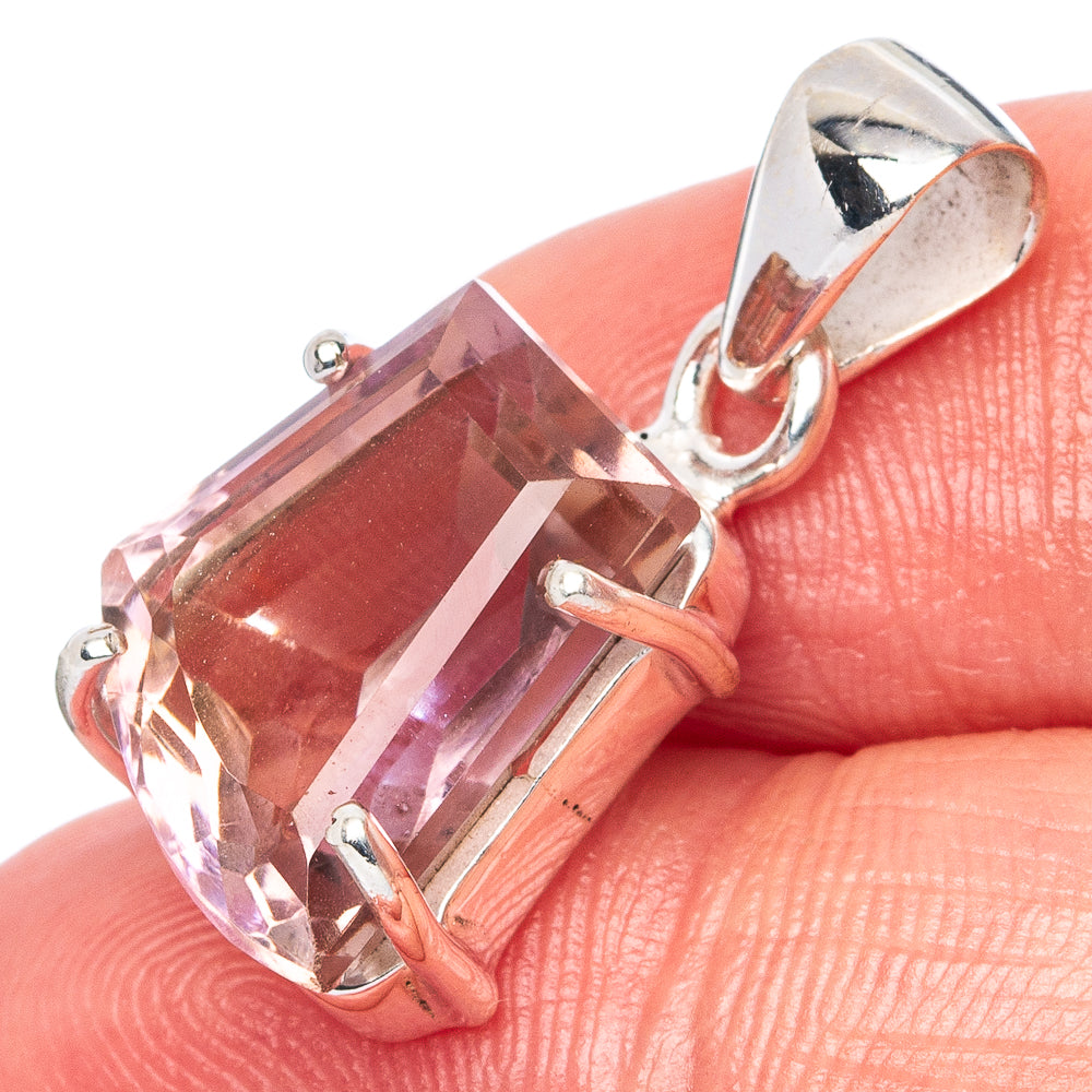 Faceted Ametrine Pendant 1" (925 Sterling Silver) P42988