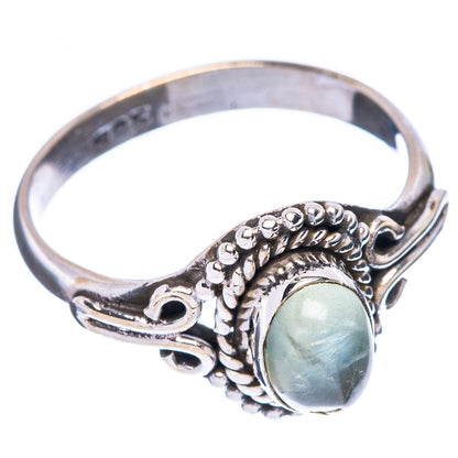 Aquamarine Dainty Ring Size 6.75 (925 Sterling Silver) R5943