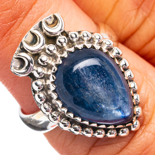 Southwestern Style Kyanite Ring Size 6 (.925 Sterling Silver)