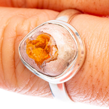 Mexican Fire Opal Ring Size 8.75 (925 Sterling Silver) R2407