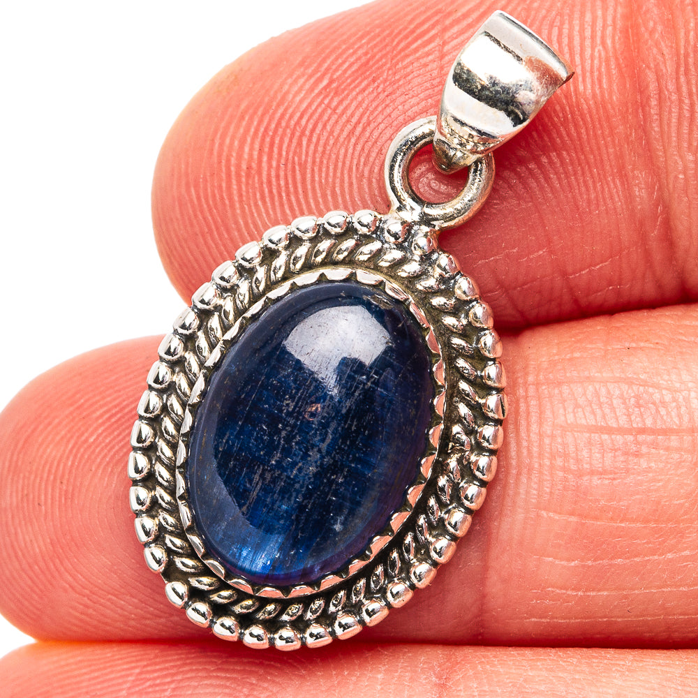 Kyanite Pendant 1 1/8" (.925 Sterling Silver)