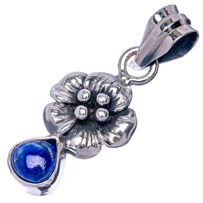 Lapis Lazuli Dainty Pendant 1 1/8" (925 Sterling Silver) P39907