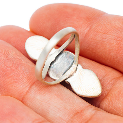 Sonoran Gold Turquoise, Black Jack Turquoise, White Water Turquoise Ring Size 6 (.925 Sterling Silver)