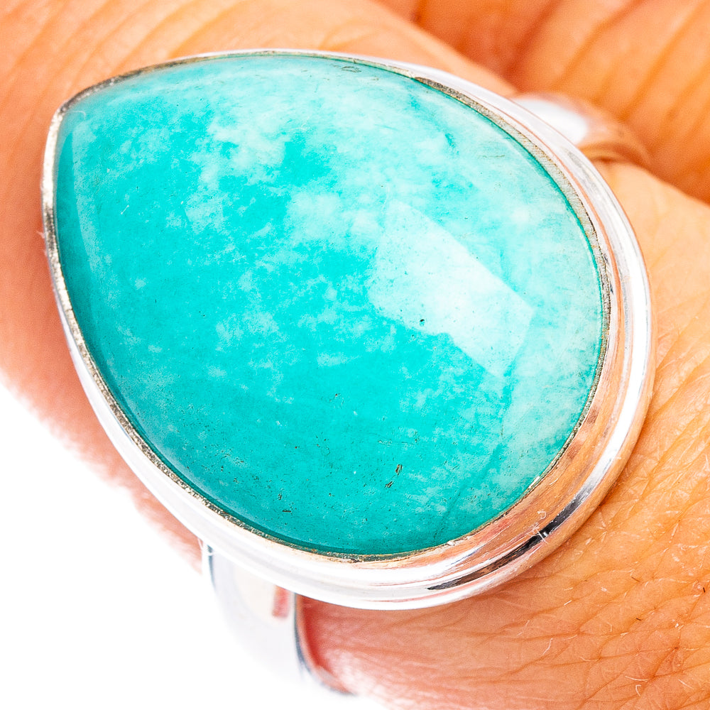 Amazonite Ring Size 9 (.925 Sterling Silver)