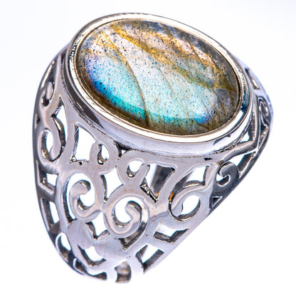 Labradorite Ring Size 7.75 (925 Sterling Silver) R146170
