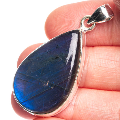 Labradorite Pendant 1 3/4" (925 Sterling Silver) P39050