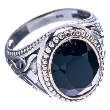 Black Onyx Ring Size 8.5 (925 Sterling Silver) R146155