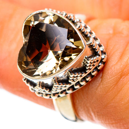 Smoky Quartz Ring Size 6 (925 Sterling Silver) RING138481