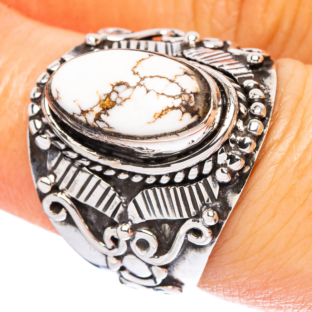 Wild Horse Jasper Ring Size 7 (925 Sterling Silver) R4624