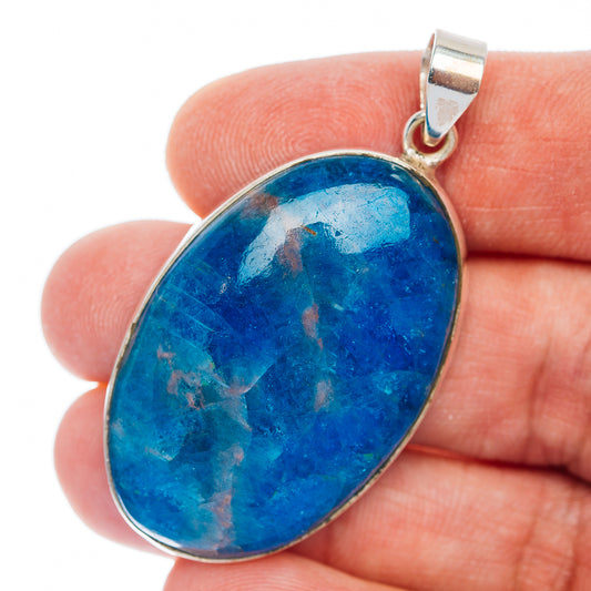 Premium Apatite Pendant 2" (.925 Sterling Silver)