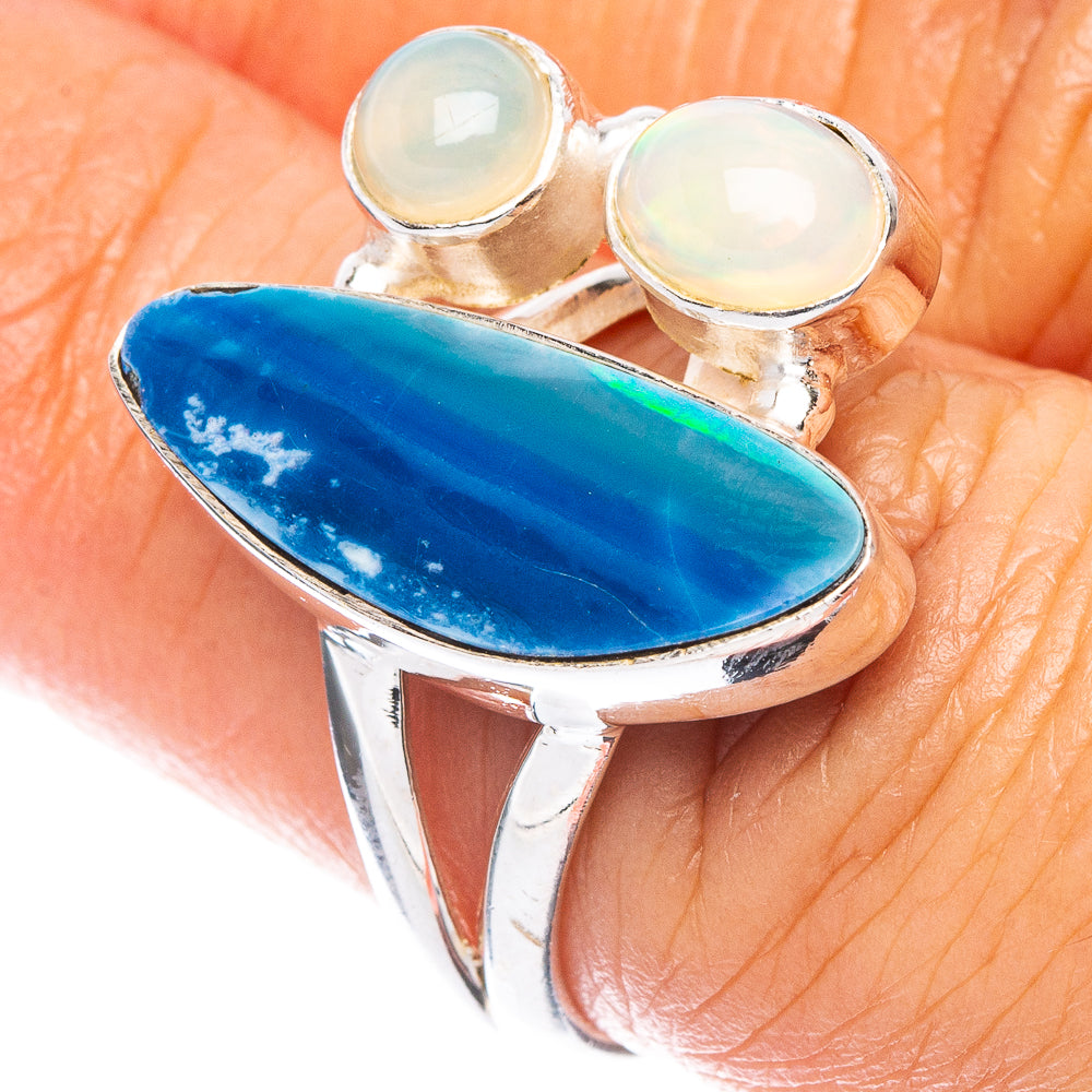Rare Doublet Opal, Ethiopian Opal Ring Size 7 (925 Sterling Silver) R7550