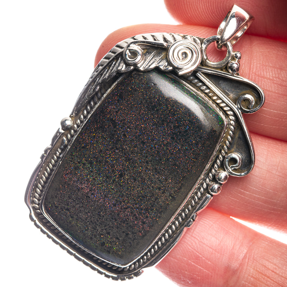 Andamooka Opal Pendant 2" (925 Sterling Silver) P39104