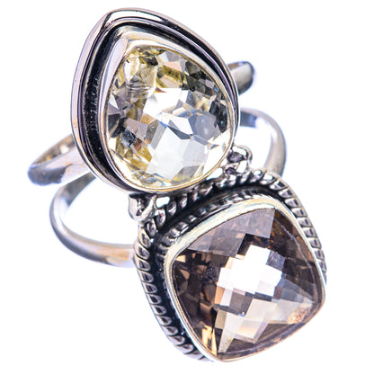 Large Multi-Topaz Ring Size 8.25 (925 Sterling Silver) R142734