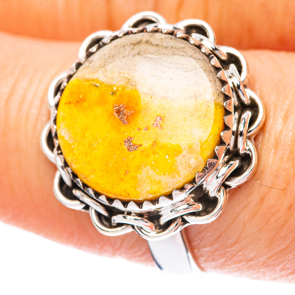 Bumblebee Jasper 925 Sterling Silver Ring Size 8.25 (925 Sterling Silver) R3887