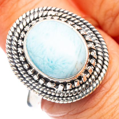 Larimar Ring Size 8.75 (.925 Sterling Silver)