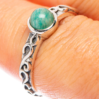 Amazonite Ring Size 7.25 (925 Sterling Silver) R5526