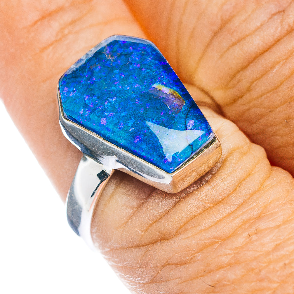 Sterling Opal Ring Size 7.75 (.925 Sterling Silver)
