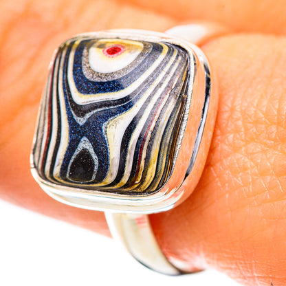 Fordite 925 Sterling Silver Ring Size 9 (925 Sterling Silver) RING139352