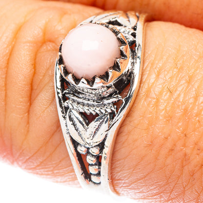 Pink Opal Dainty Ring Size 7.75 (925 Sterling Silver) R5925