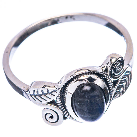 Labradorite Leaf 925 Sterling Silver Ring Size 6.5 (925 Sterling Silver) R5324