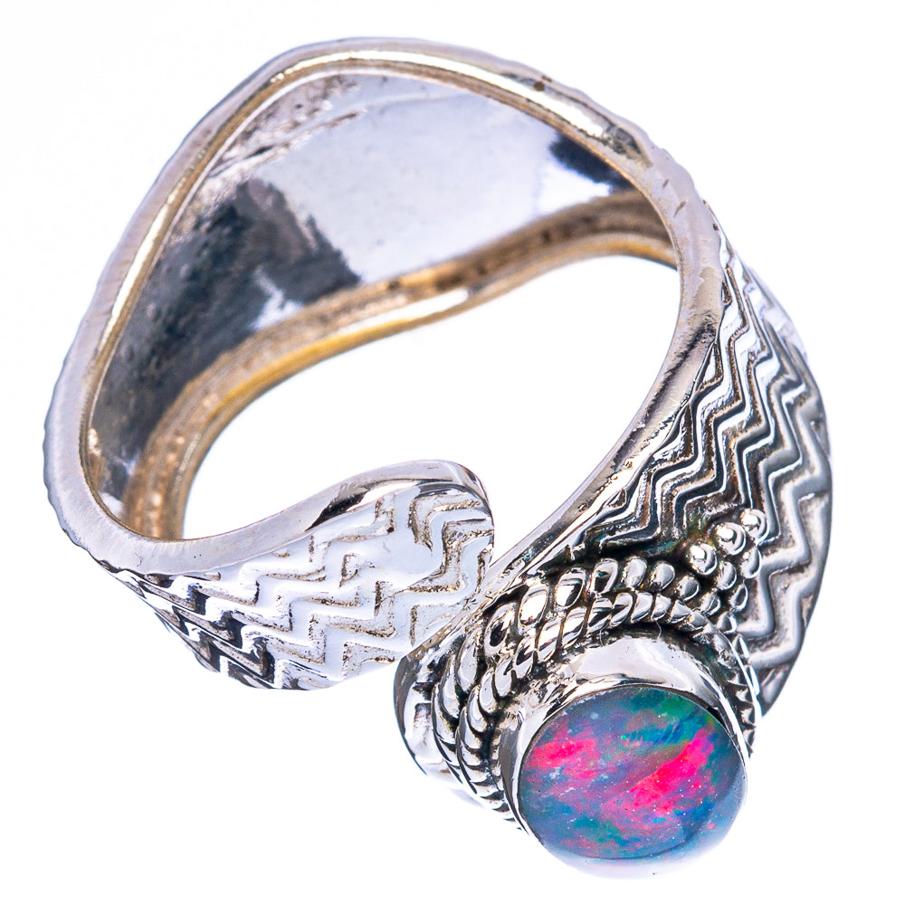 Rare  Doublet Opal Ring Size 6 (925 Sterling Silver) R3658