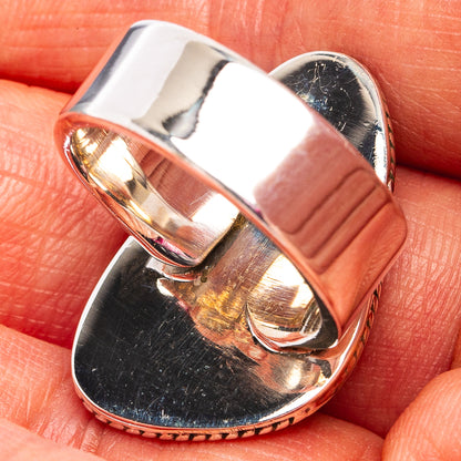 Exclusive Boulder Opal Matrix Ring Size 6 Adjustable (.925 Sterling Silver)