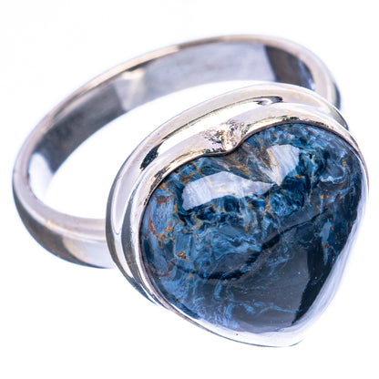 Pietersite Heart Ring Size 6 (925 Sterling Silver) R4193