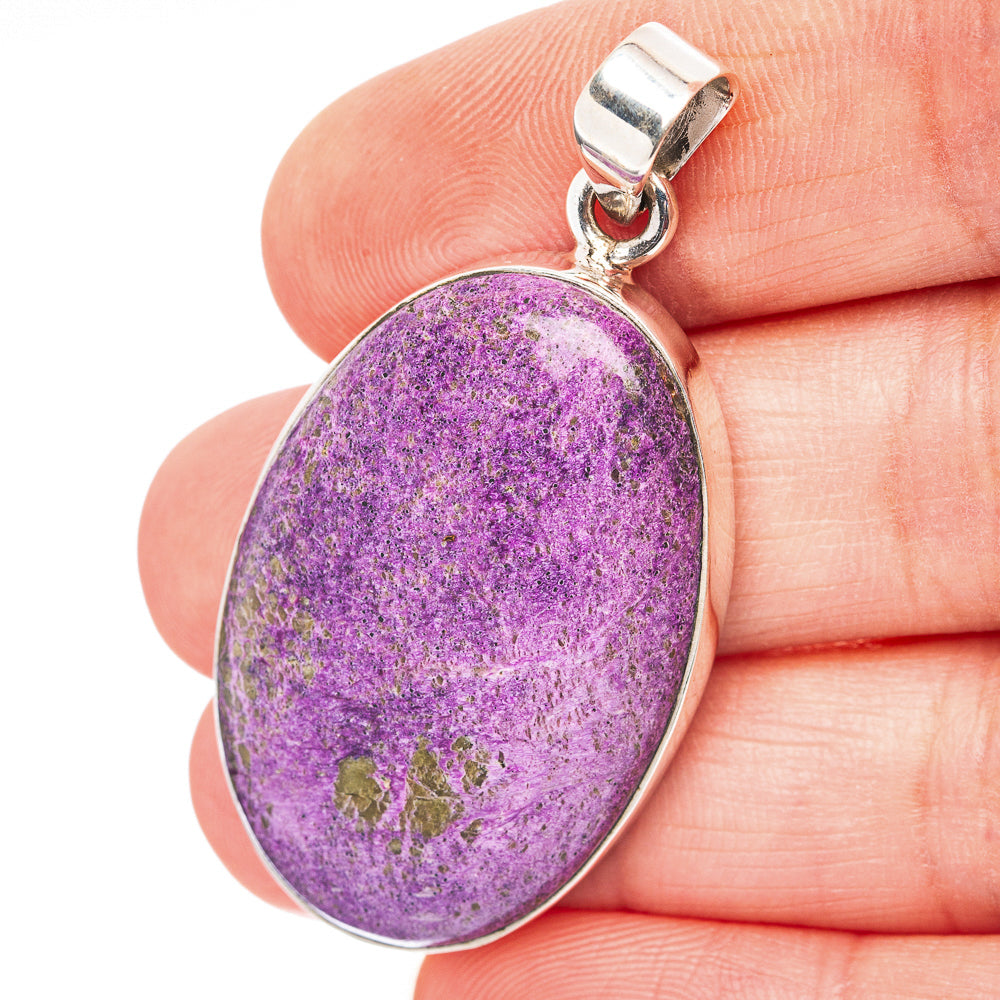Purpurite Pendant 1 7/8" (.925 Sterling Silver)