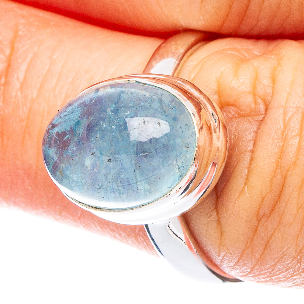 Aquamarine Ring Size 7.5 (925 Sterling Silver) R6617
