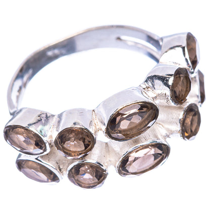 Smoky Quartz 925 Sterling Silver Ring Size 6.5 (925 Sterling Silver) R5453
