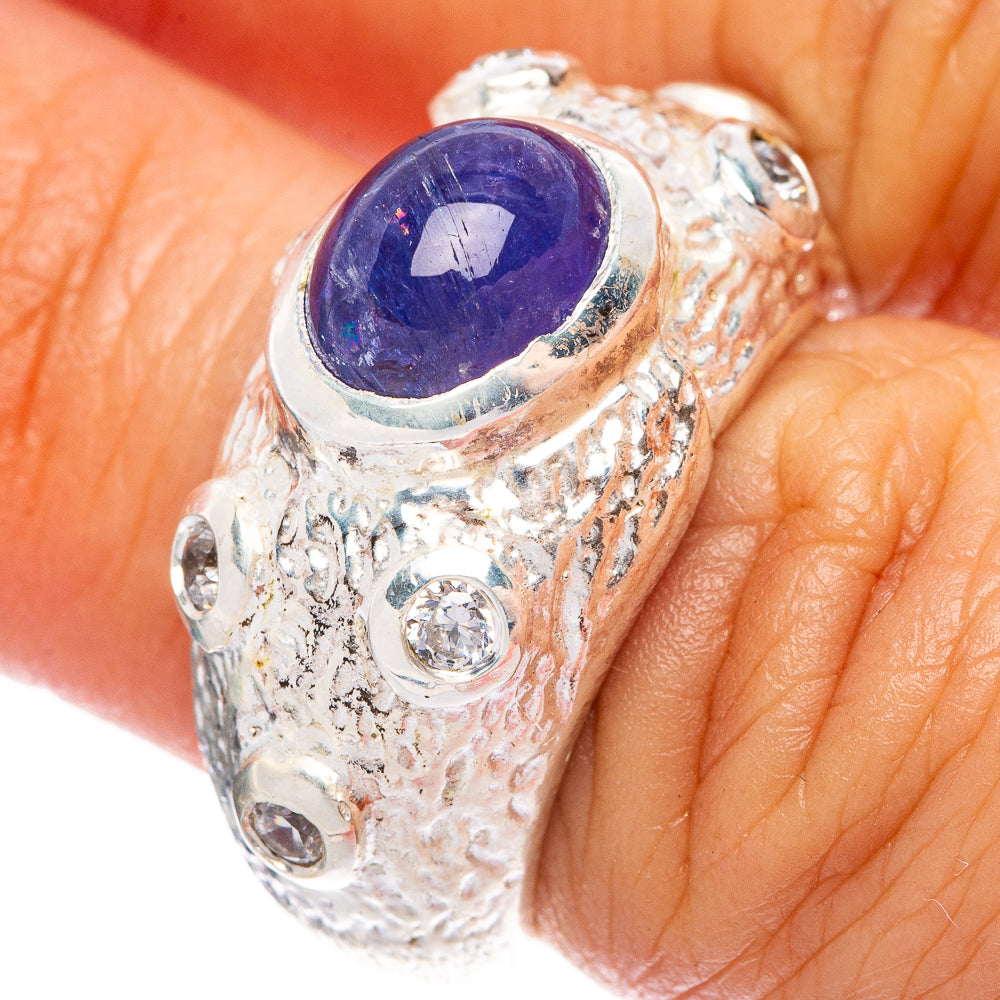 Natural Tanzanite Ring Size 5.75 (925 Sterling Silver) R145944