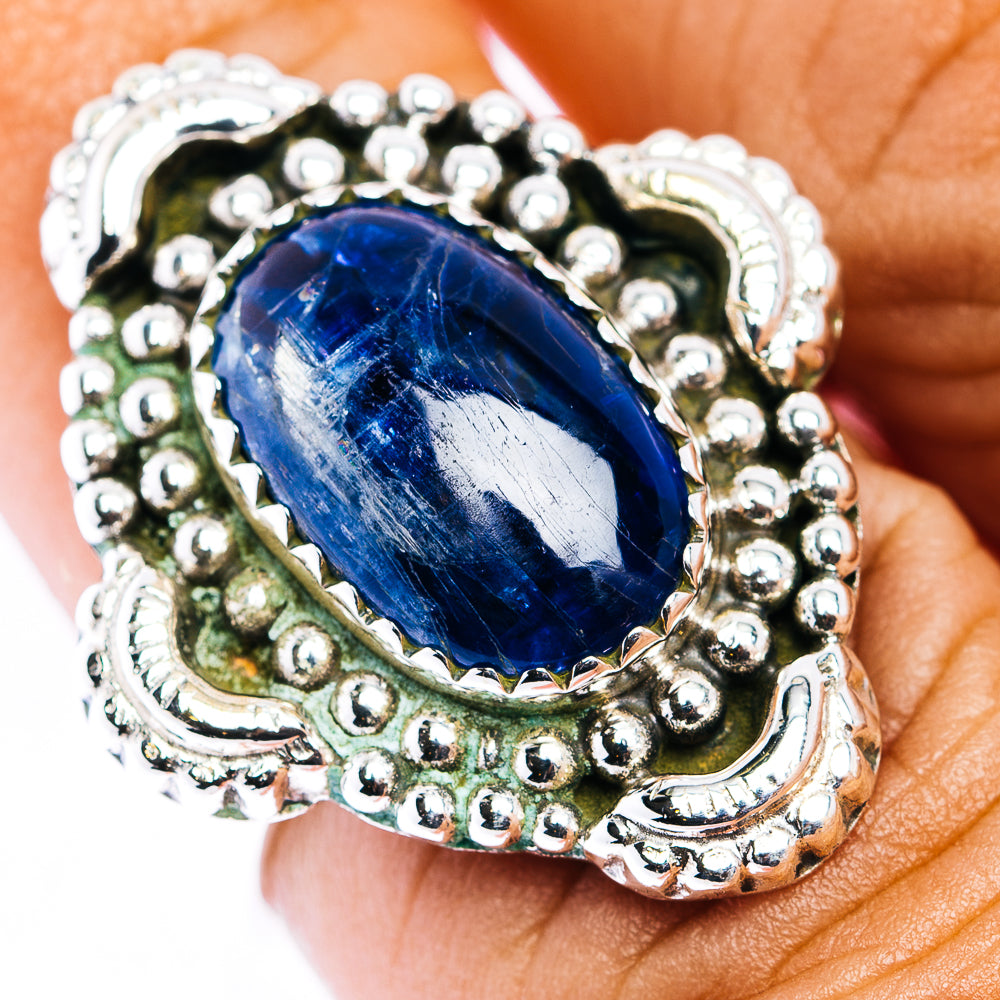 Kyanite Ring Size 6.75 (.925 Sterling Silver)