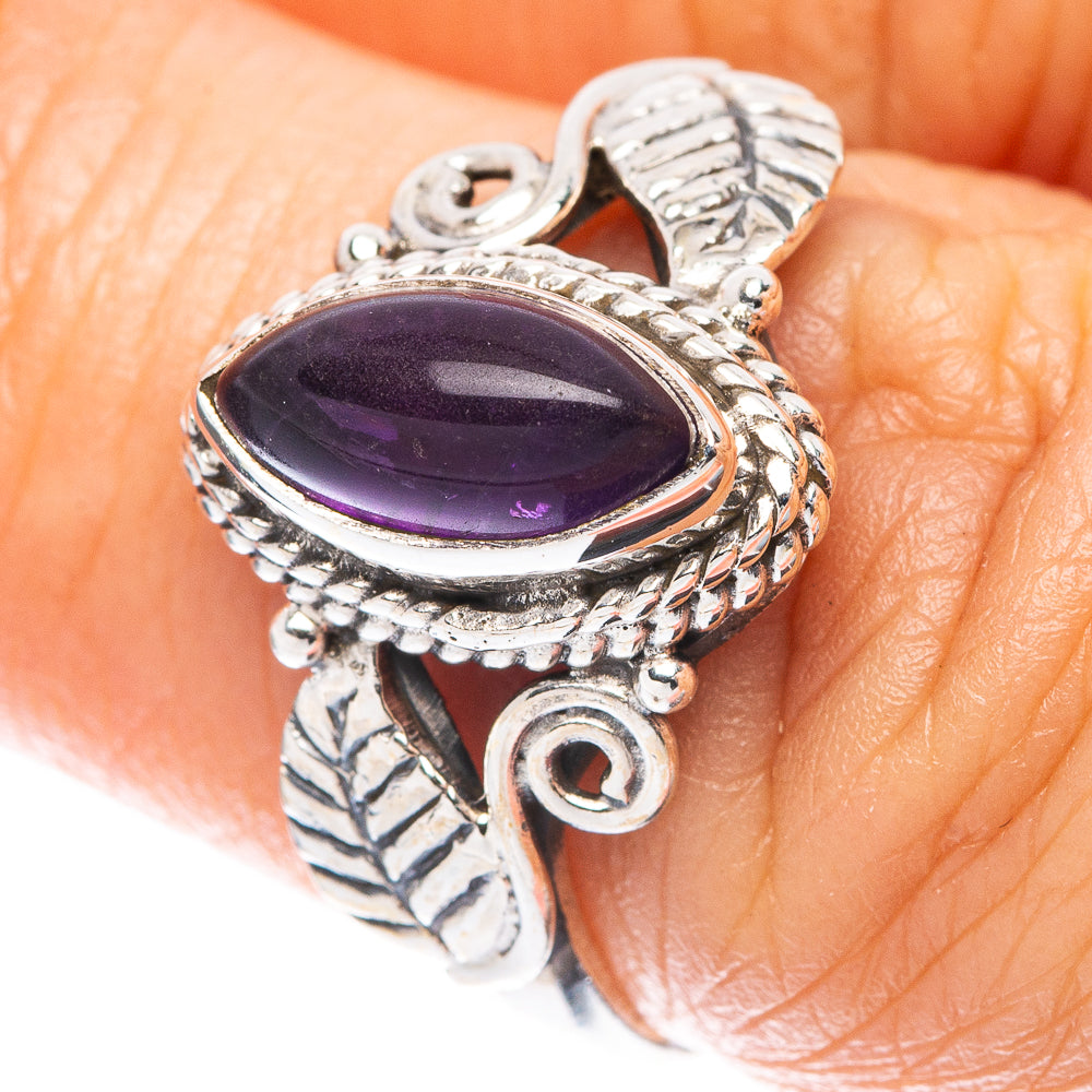 Amethyst Ring Size 6.75 (925 Sterling Silver) R5555